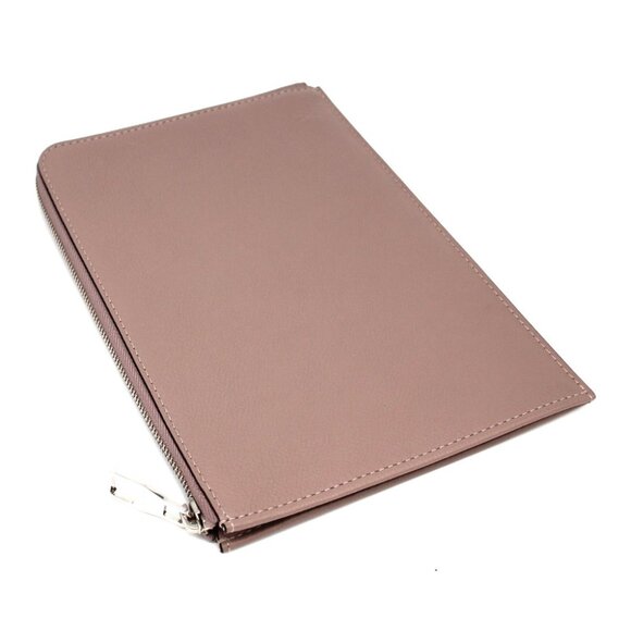 Louis Vuitton Pochette Jour Zip Around PM Taupe Calf Leather Pouch Clutch NEW - Picture 3 of 10